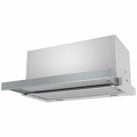 Westinghouse 60cm Slideout Rangehood - Stainless Steel Facia, 600m³/h, LED Lighting - WRR626SB