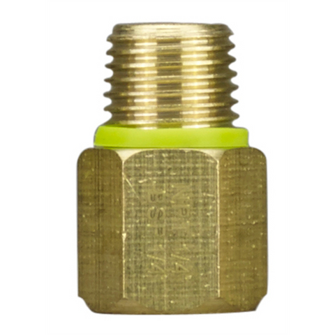 PowerFit 1/4" Male BSP to Female Brass Air Tool Adaptor