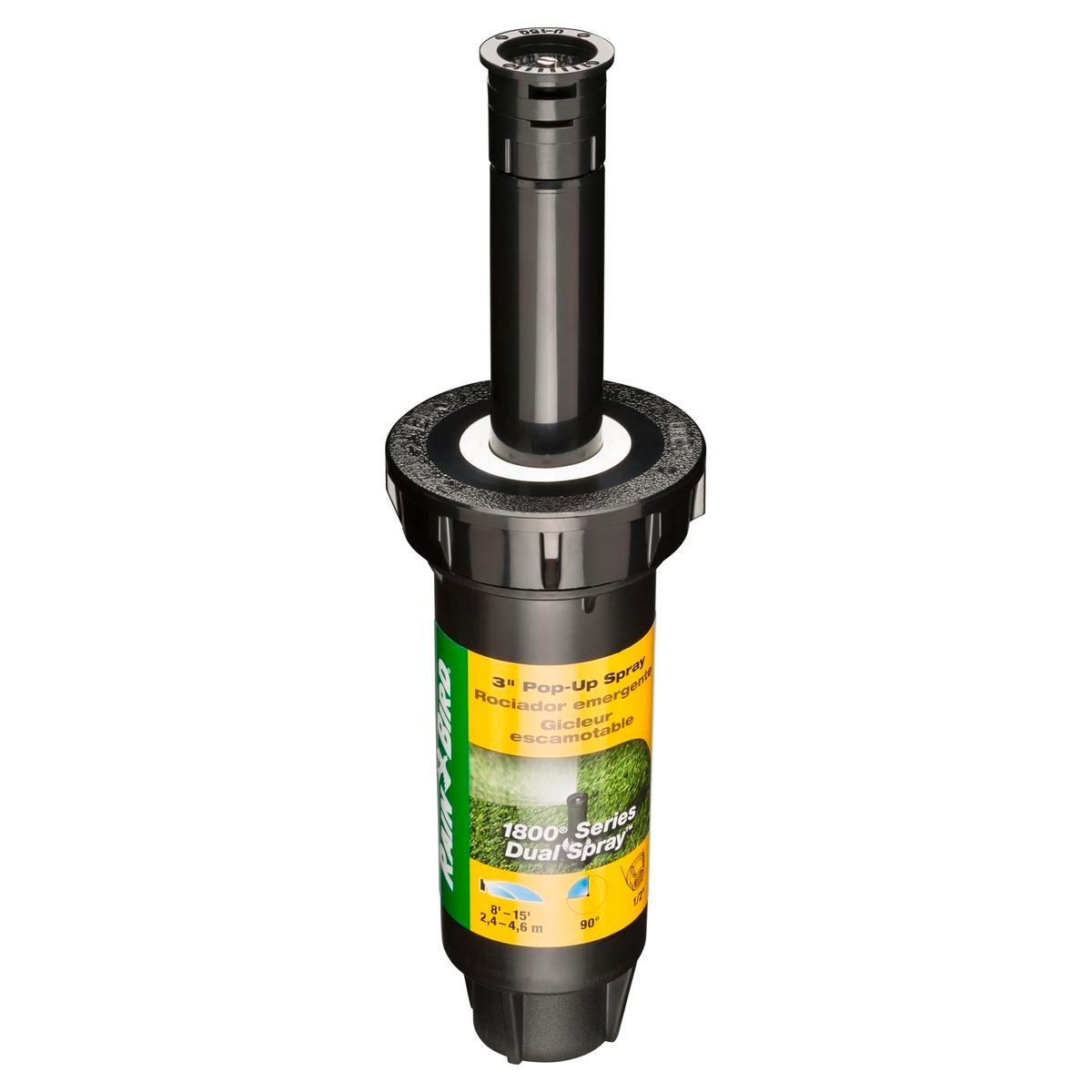 Rain Bird 75mm 3in 1800 Series Dual Spray Quarter Circle Sprinkler A18772