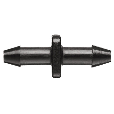 Pope 4mm Barbed Off-Take Joiner - 25 Pack, Black Polypropylene, Above Ground