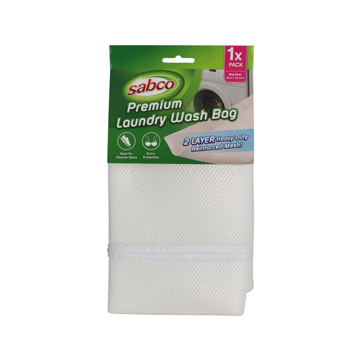 Sabco Premium Laundry Wash Bag 485 x 345mm, Heavy-Duty Mesh