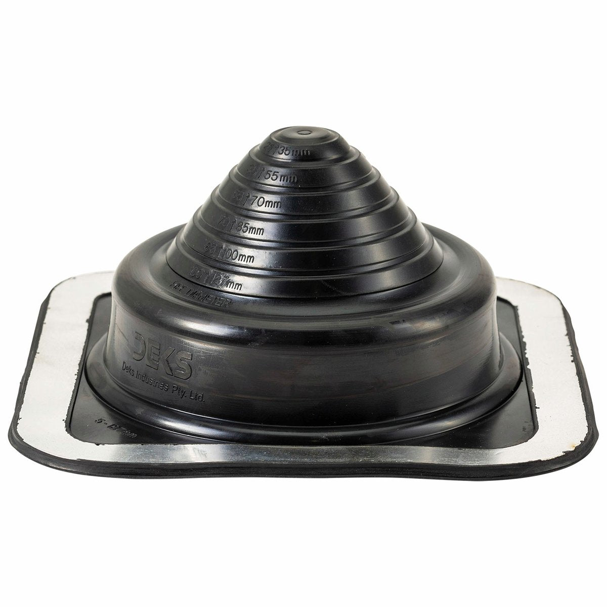 Deks Dektite Premium 5-127mm Roof Flashing - Black EPDM