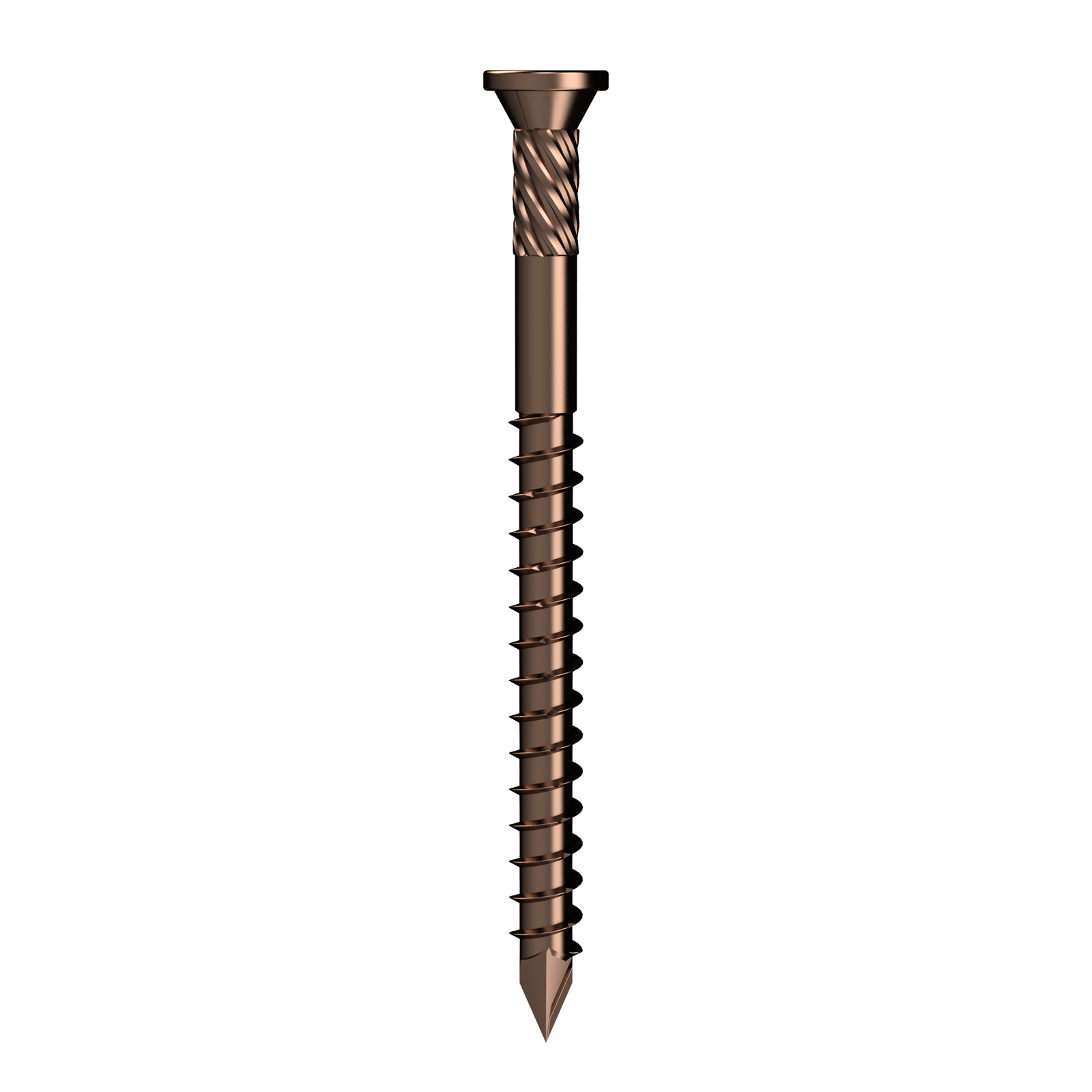 Bremick UltraFast 10g x 50mm 304 Stainless Steel Truss Head Deck Screws, Bronze, 100 Pack