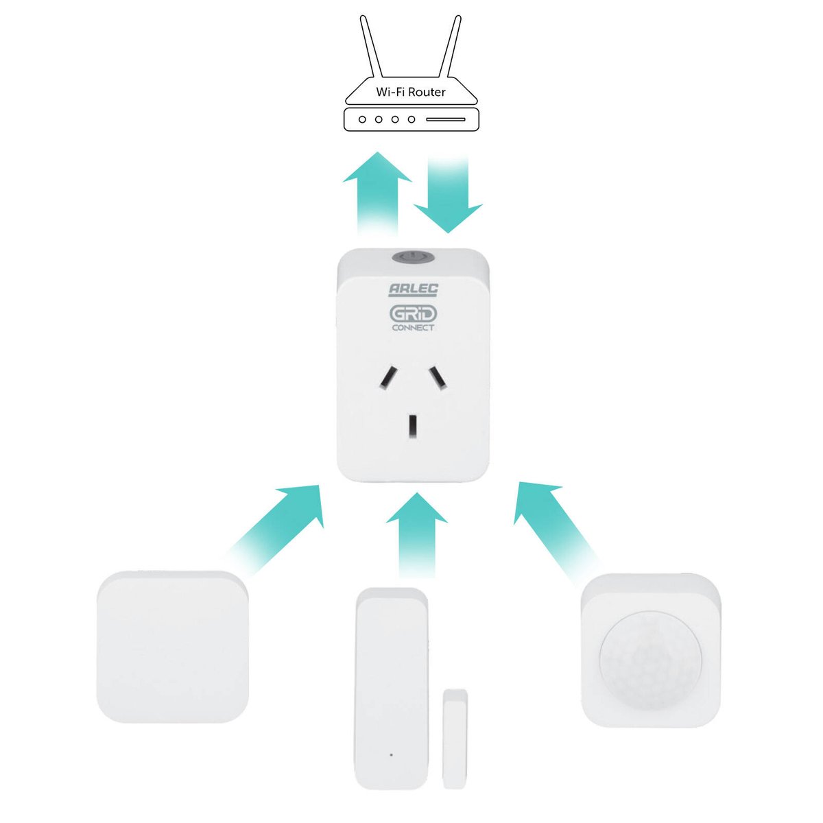 Arlec Grid Connect Smart Home Control Kit SG120HA Wireless Automation