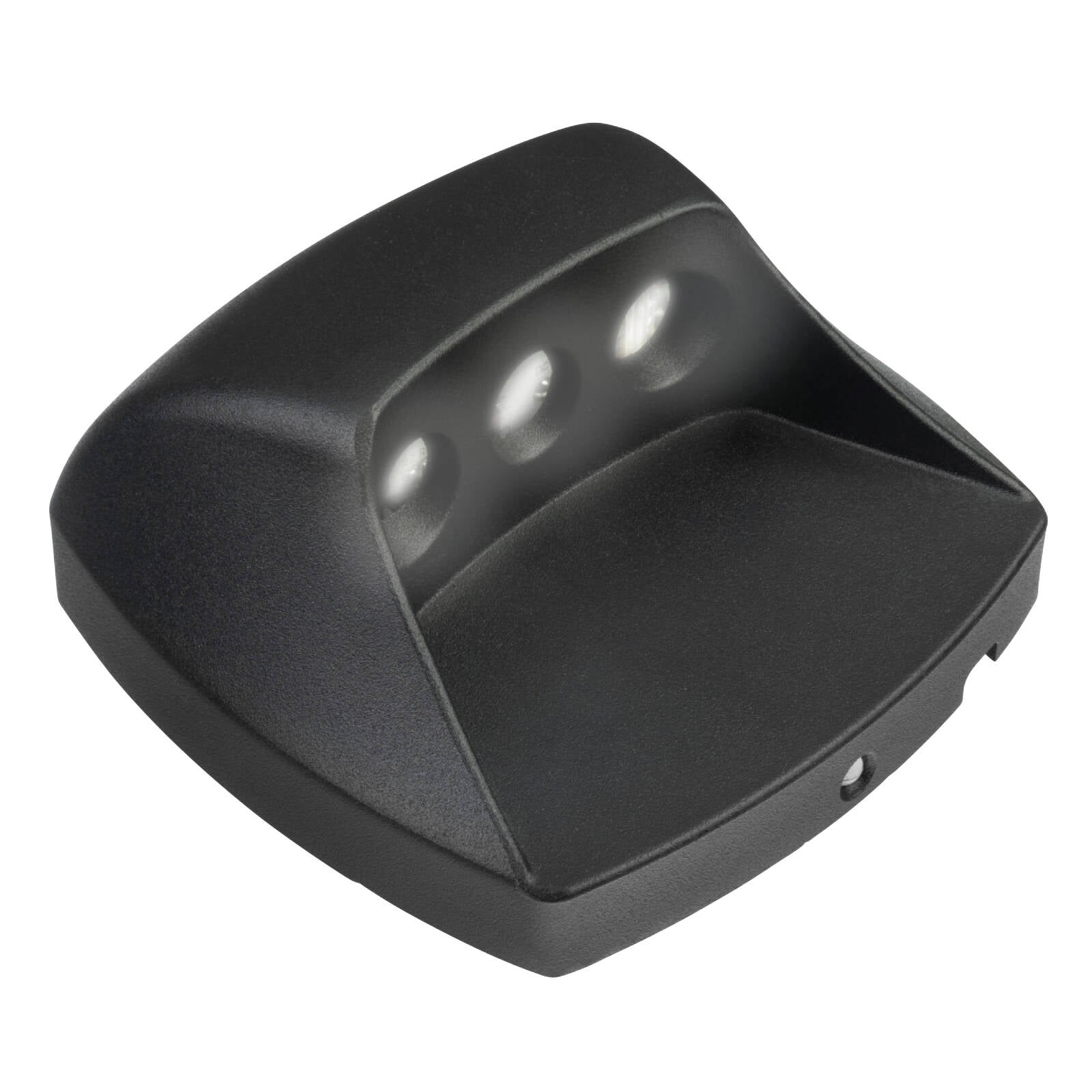Brilliant Navigate 2W 12V Black LED Garden Step Light 21008/06