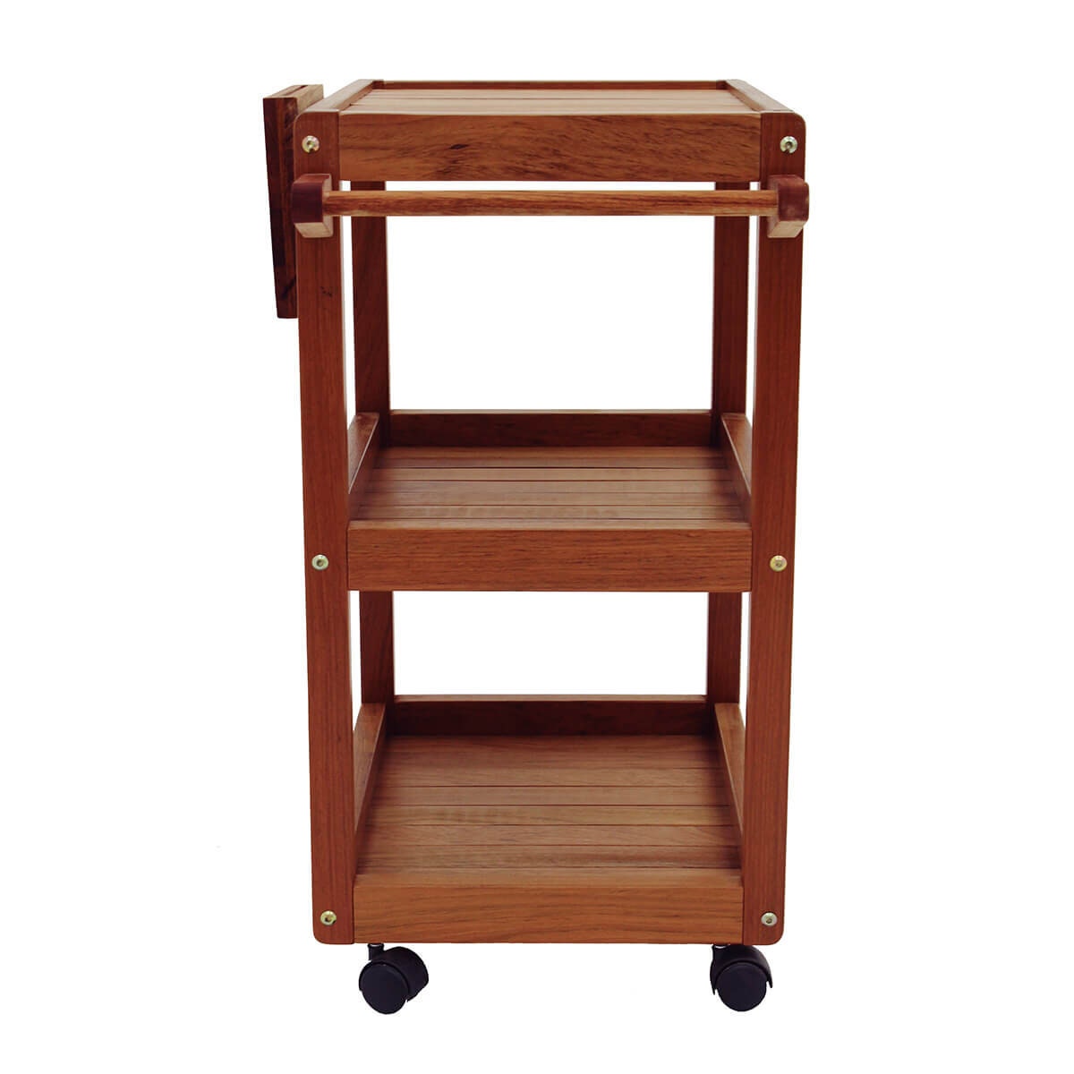 Tramontina Churrasco Serving Trolley - Jatoba Wood - Integrated Knife Block - Caster Wheels - 13198070