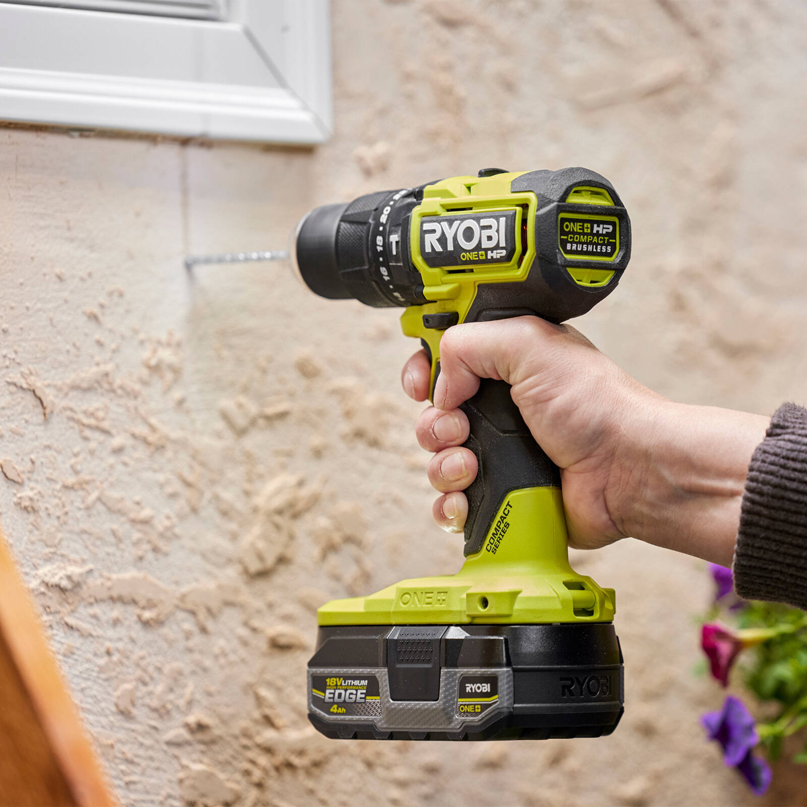 Ryobi 18V ONE+ HP Brushless Compact Hammer Drill Tool Only RPD18C1