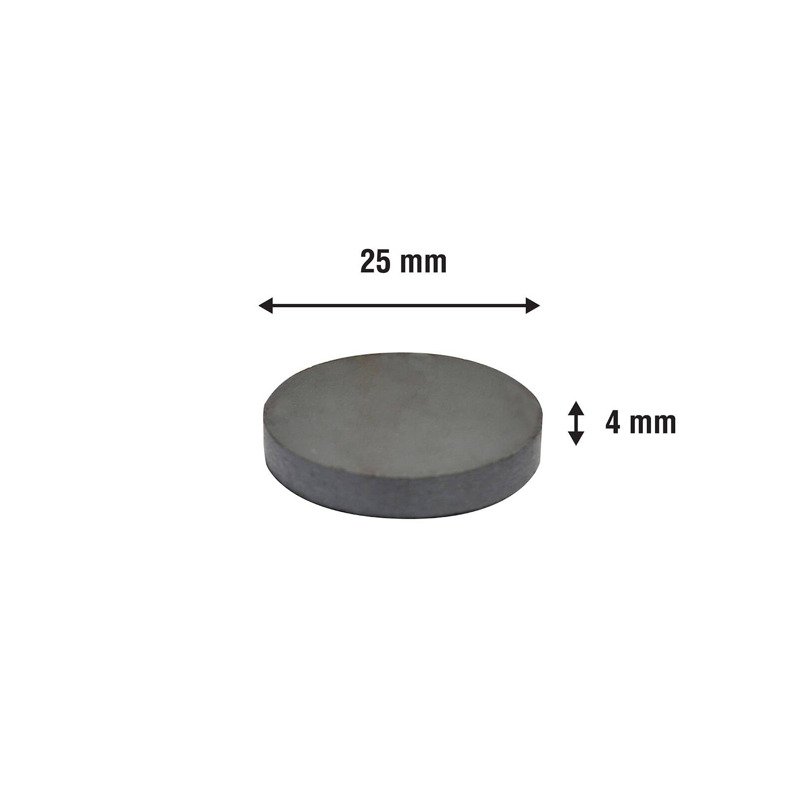 Everhang 25mm Ceramic Disc Magnet 6 Pack Ferrite Round