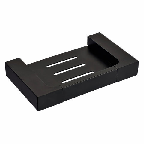 Mondella Rumba 140mm Matte Black Soap Holder - Metal, Wall Mount