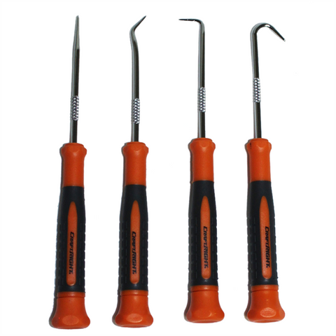 Craftright Hook and Pick Set - 4 Piece - Steel - Ergonomic Handles - SuperSaverAU - view 1