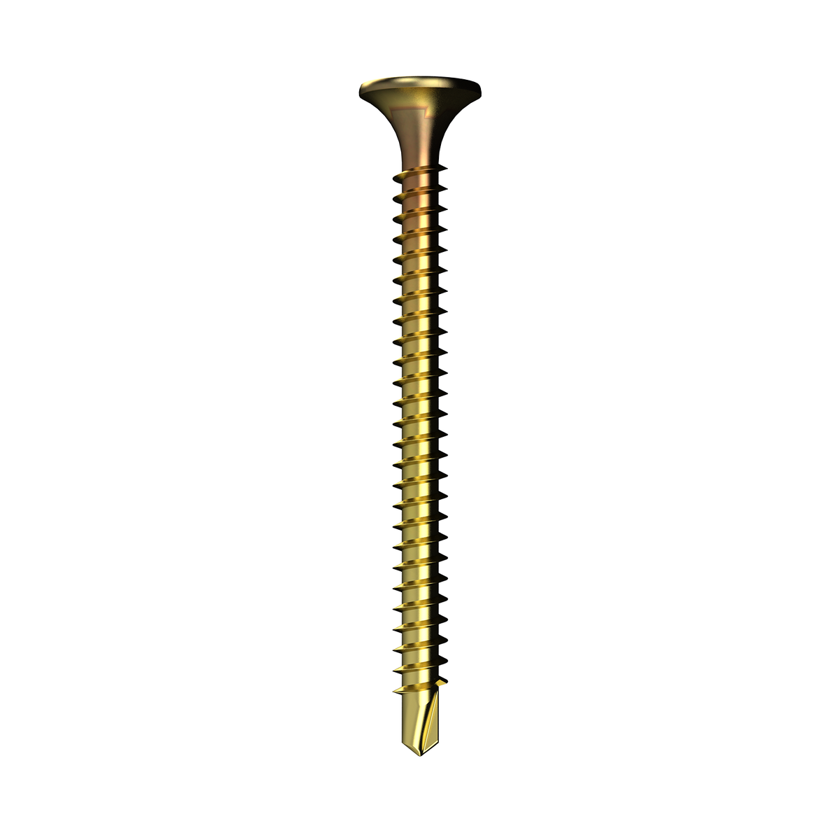 Bremick Collated Plasterboard Screws 6g x 30mm Yellow Zinc Bugle Head Fine Thread 1000 Pack