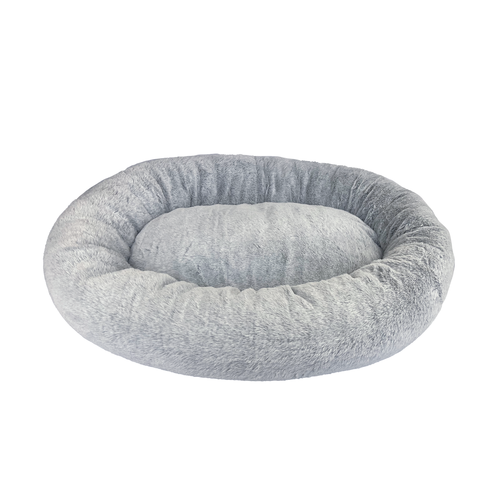 Art and Bob 680 x 800mm Two Tone Plush Donut Bed Polyester Medium