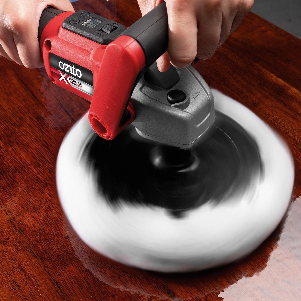 Ozito PXC 18V Brushless 2-in-1 Sander and Polisher 180mm Skin Only - SuperSaverAU - view 5