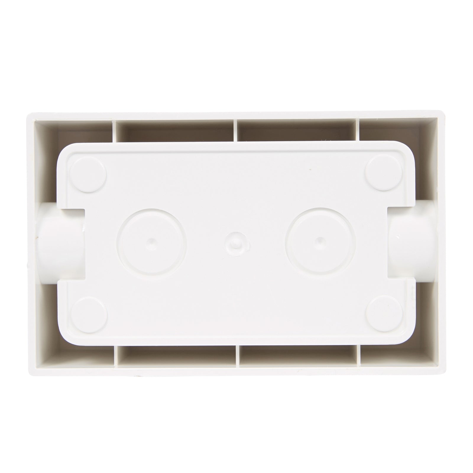 HPM Weatherproof Surface Mounting Block, 41mm Deep, White ABS, for Powerpoints & Switches