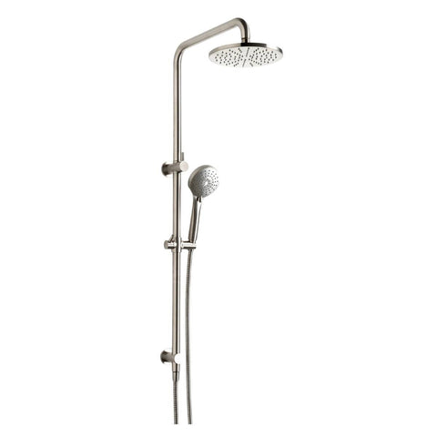 Rogerseller Tonic Dual Shower - 3 Star Water Rating, 9L/min - Brushed Nickel - 3506002807