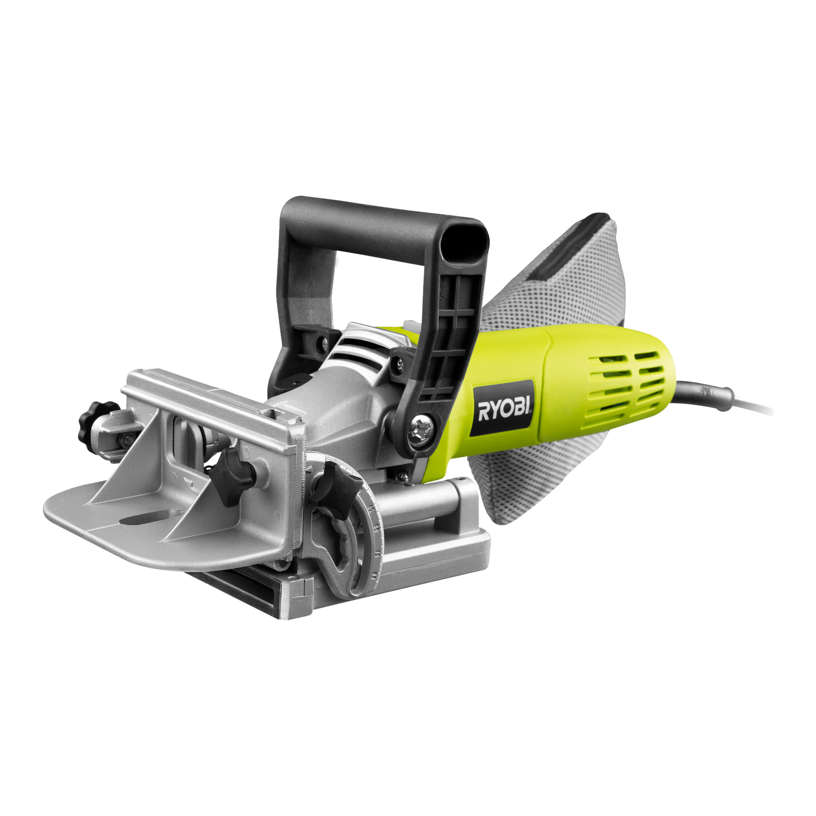 Ryobi 600W Corded Biscuit Joiner, Adjustable Fence, EBJ900RG