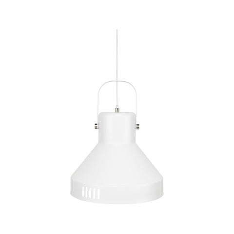 Brilliant Degraves 35cm Matte White DIY Industrial Pendant Light 42W 21775/05