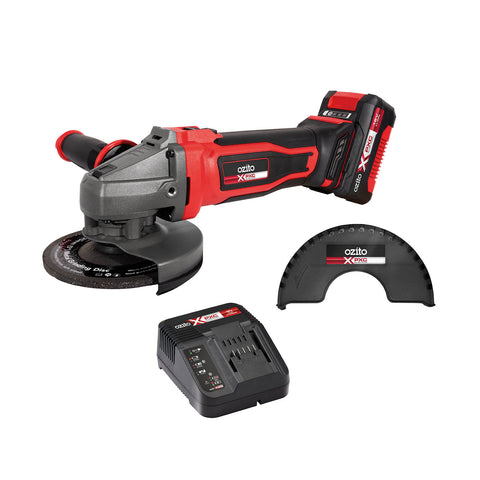 Ozito PXC 18V 125mm Cordless Angle Grinder Kit PAGK-1240