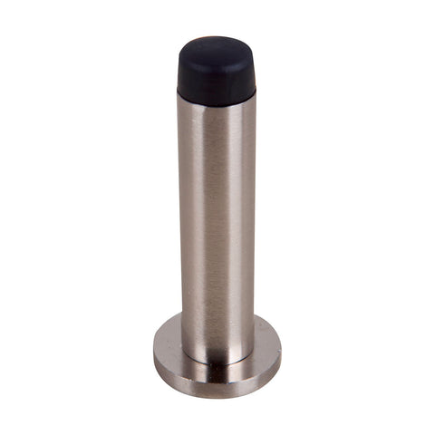 Adoored 85mm Satin Chrome Monument Door Stop Steel Interior Use