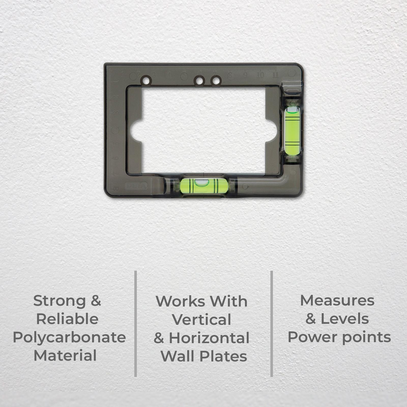 DETA Black Polycarbonate Weather Resistant Power Point Leveller