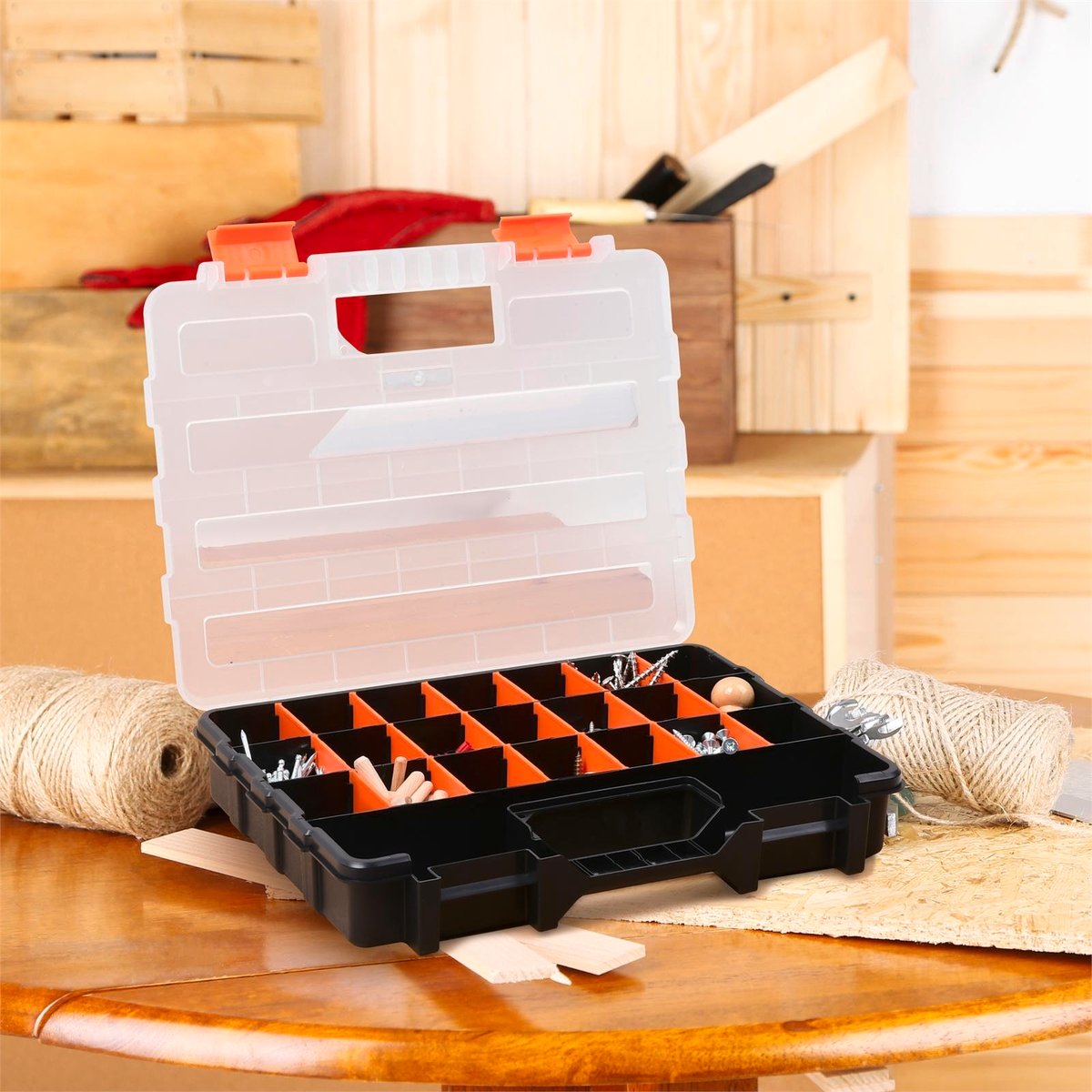 Tactix Compartment Organiser - 310mm - Polypropylene - Heavy Duty - SuperSaverAU - view 3