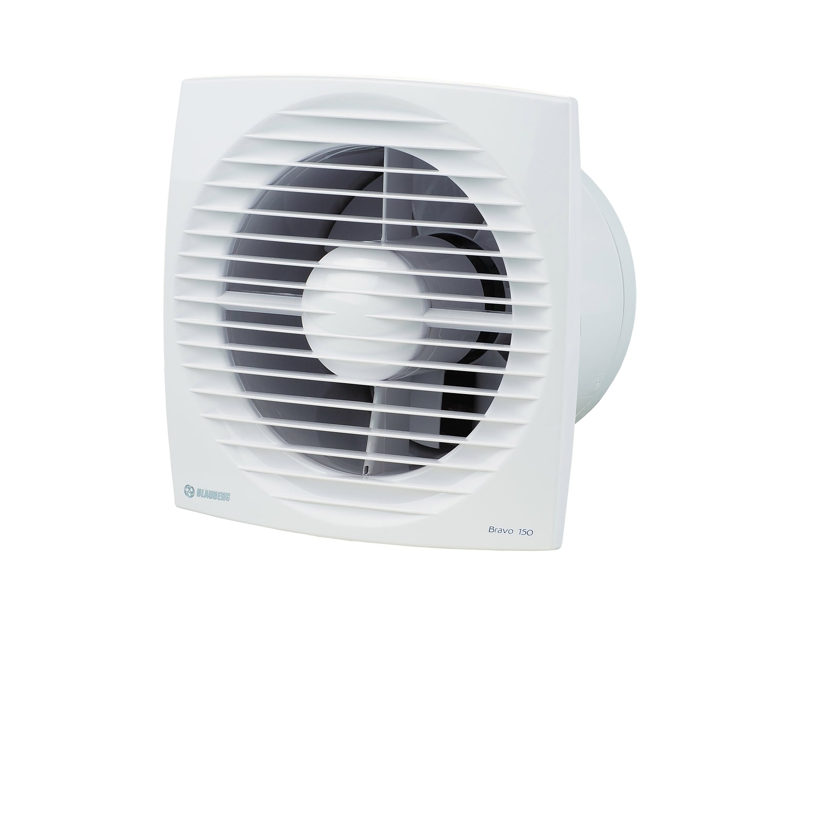 Blauberg BRAVO 150mm White Low Profile Wall & Ceiling Exhaust Fan 24W Ball Bearing BLABBRAVO150
