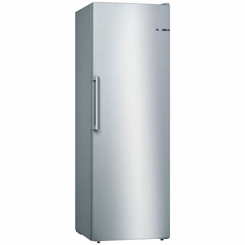 Bosch Series 4 225L Frost Free Upright Freezer - Stainless Steel, BigBox Drawer, VarioZone - GSN33VI3A