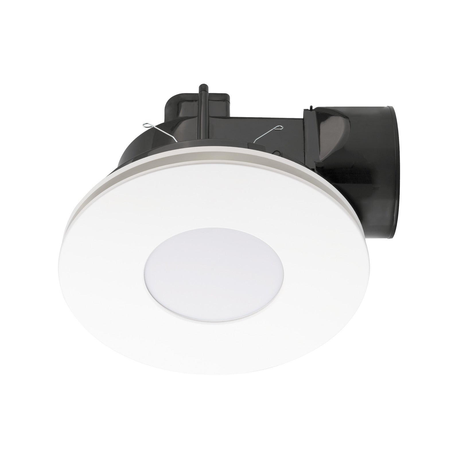 Mercator 290mm White Plug In Round Exhaust Fan With Tri Colour Led Light - SuperSaverAU - view 1
