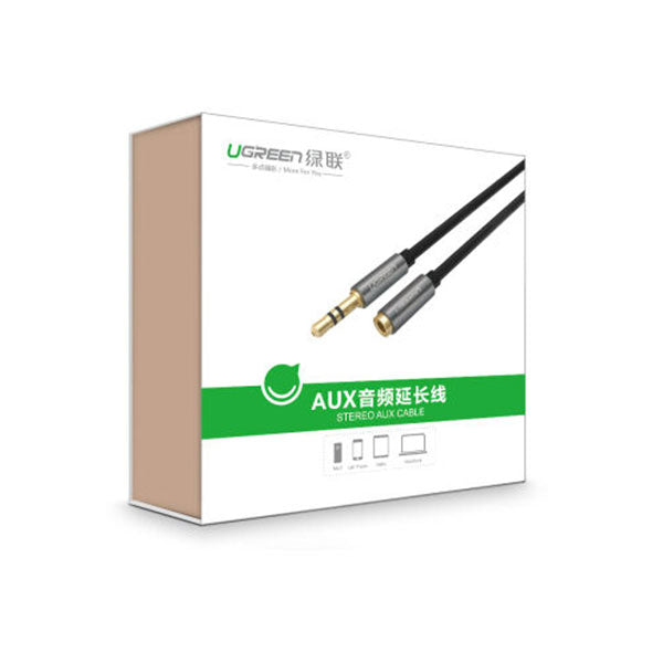 UGREEN 3.5mm Male to 3.5mm Female extension cable 2M (10594) - SuperSaverAU - view 3