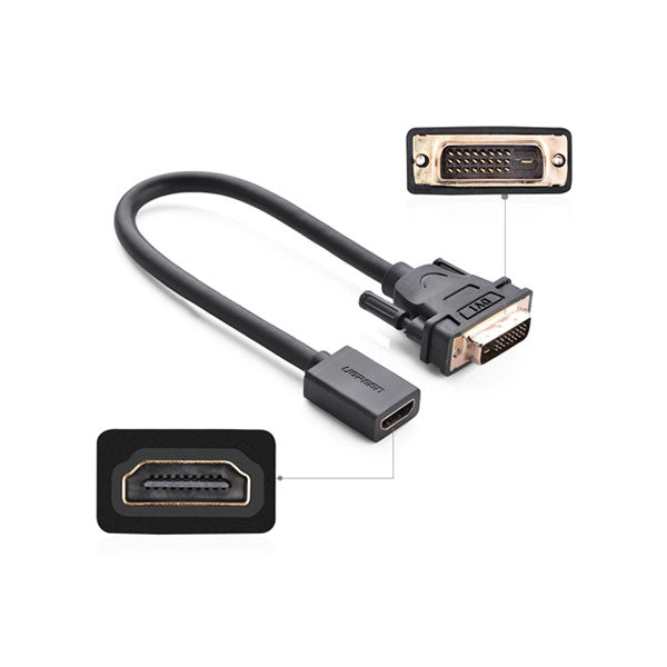 UGREEN DVI male to HDMI female adapter cable (20118) - SuperSaverAU - view 2