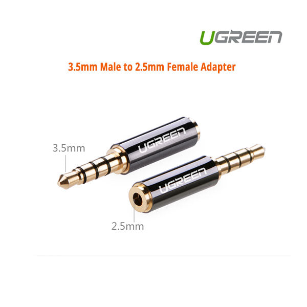 UGREEN 20502 3.5mm Male to 2.5mm Female Audio Adapter