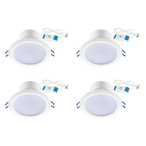 Deta 10W White Grid Connect Smart LED Downlight 4 Pack