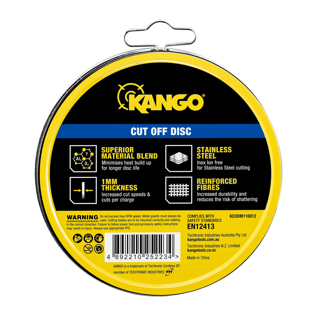 Kango 100mm Metal Cut Off Discs 12 Pack KCODM110012