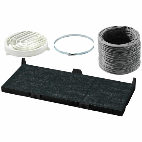 Siemens Standard Recirculation Kit - Charcoal Cassette Filter, 800mm Hose - Suits LI67SA530A - LZ45650