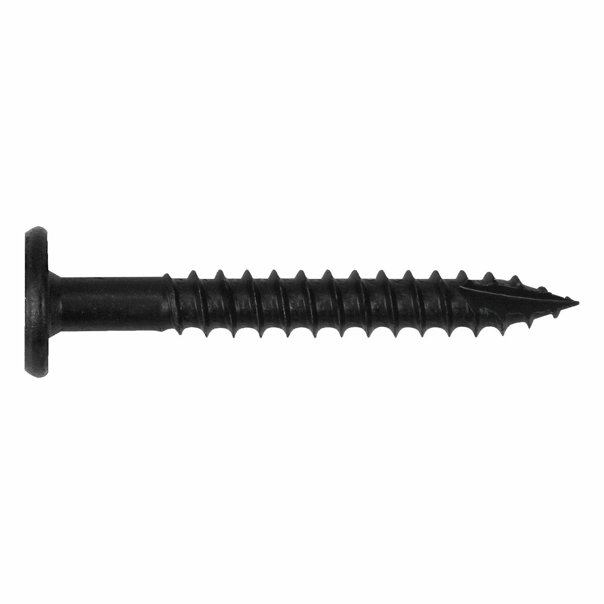 Otter 14g x 50mm Matt Black Type 17 Wafer Head Screws - 65 Pack