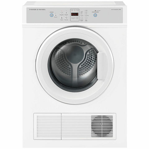 Fisher & Paykel 6kg Vented Dryer - Auto-Sensing, Reverse Tumbling, 4 Programs, White - DE6060M2