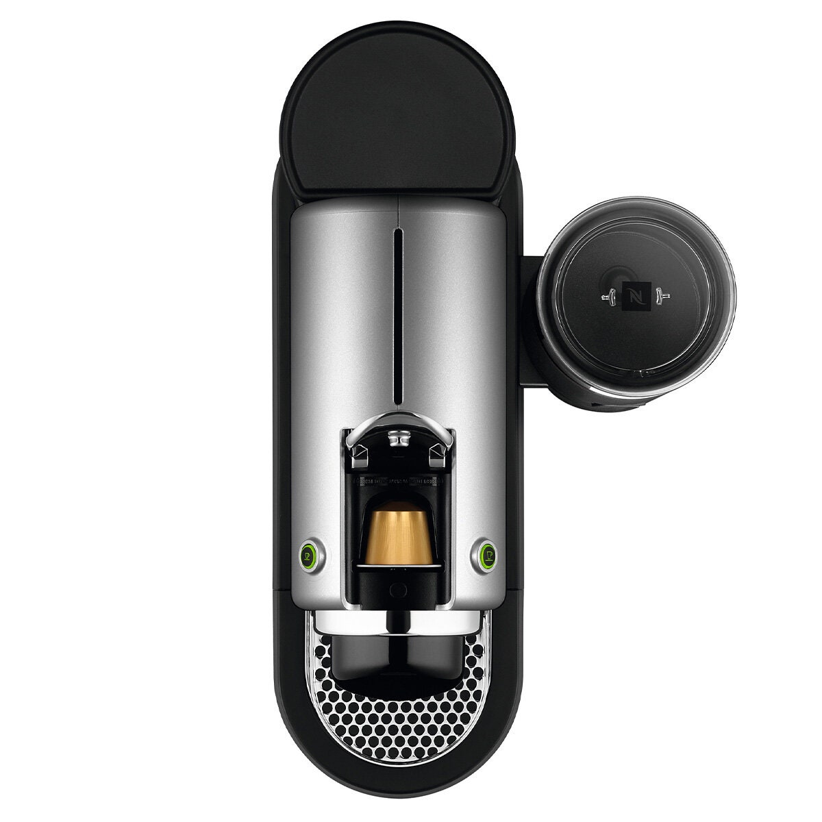 Breville CitiZ Nespresso capsule machine 1L - Silver, Aeroccino3 milk frother, 19 bar pump - BEC660SIL