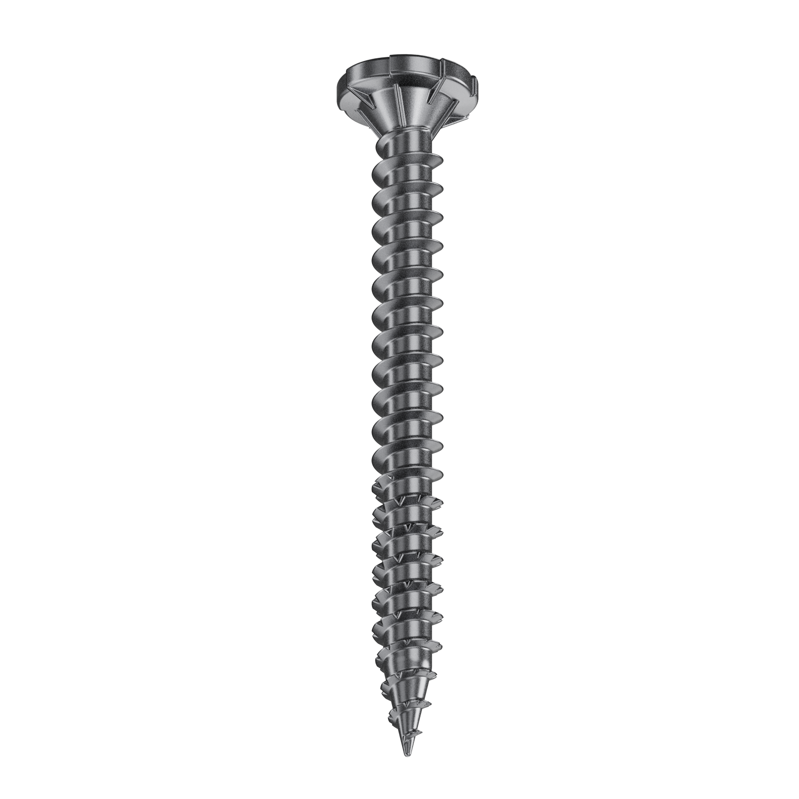 Bremick 10g x 40mm Fibre Cement Screw, Carbon Steel B8 Coating, T25 Drive Self Embedding Head Needle Point - 100 Pack