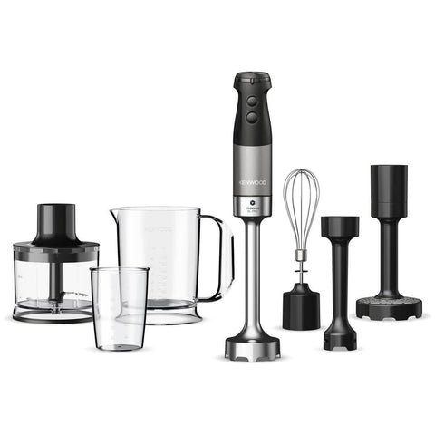 Kenwood Triblade XL Pro hand blender 1200W - Black - XL wand, chopper and whisk included - HBM80327BK