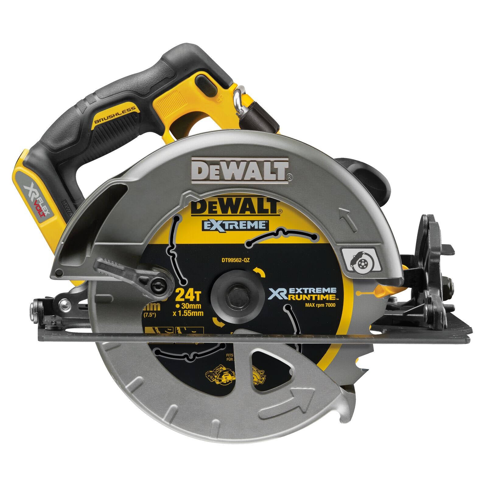 DeWALT 54V 184mm FlexVolt Cordless Circular Saw Skin Only DCS578N-XE
