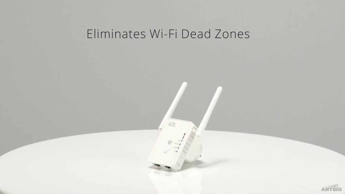 Antsig Wi Fi Range Extender - 300Mbps - White - Access Point, Repeater, Router - SuperSaverAU - view 4