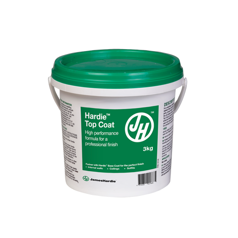 James Hardie Top Coat Compound 3kg Tub Fibre Cement Indoor Outdoor
