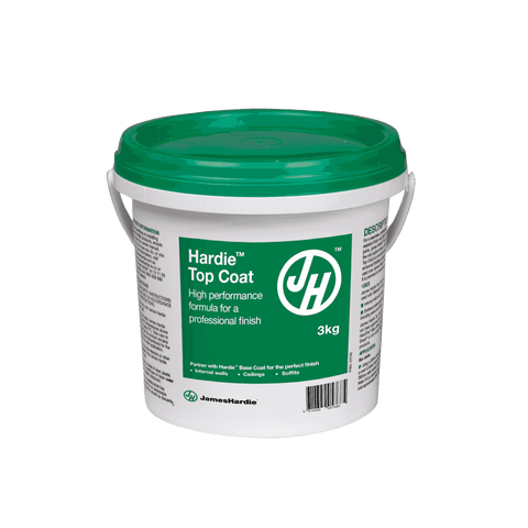 James Hardie Top Coat Compound 3kg Tub Fibre Cement Indoor Outdoor