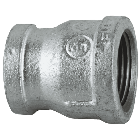 Brasshards 20 x 15mm Galvanised Malleable Iron Reducing Socket