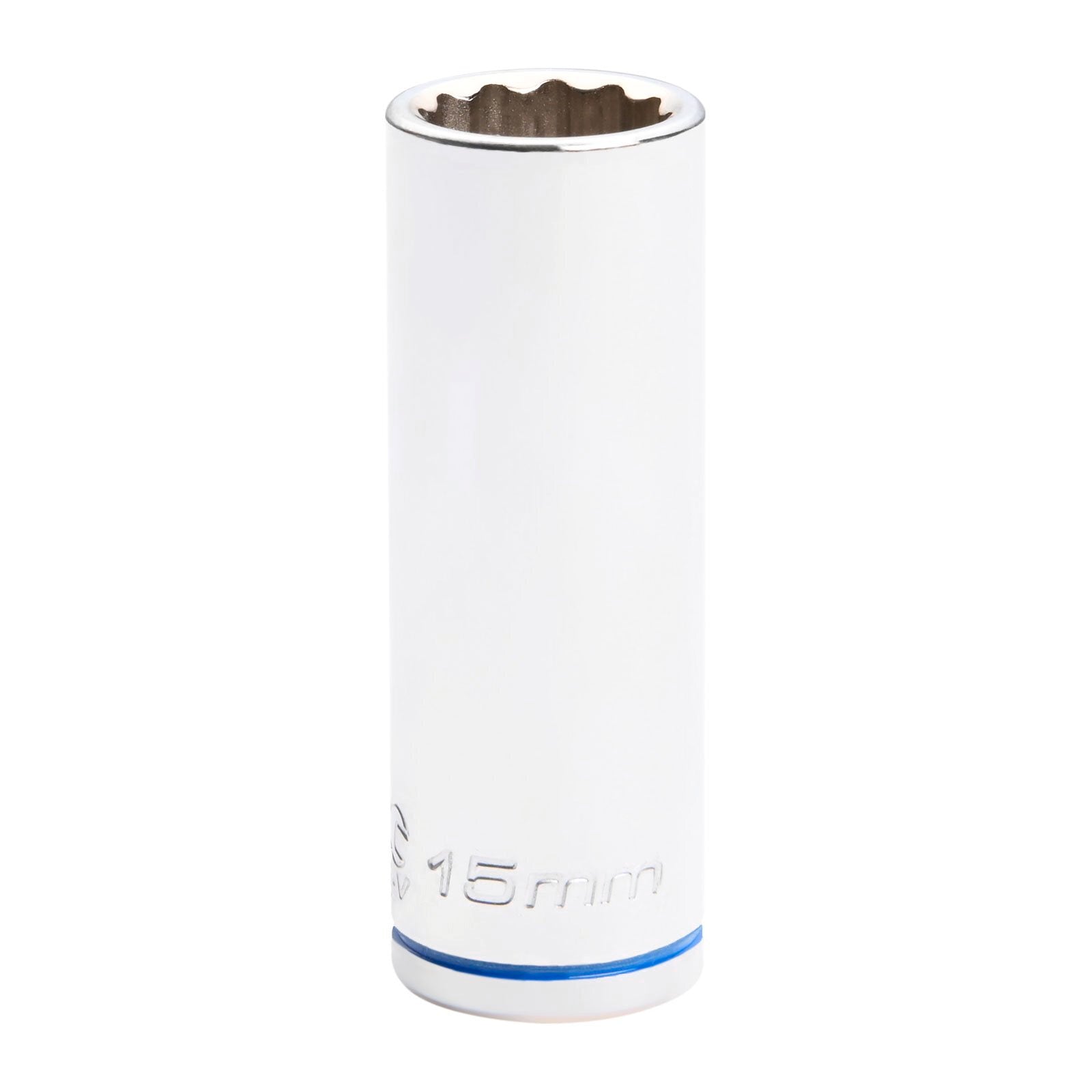 Kincrome 15mm 3/8" Square Drive Deep Socket, 6-Point Chrome Vanadium, Rust Resistant