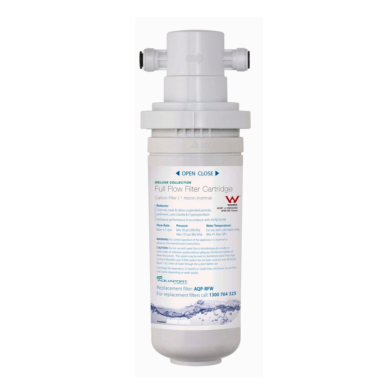 Aquaport White Carbon Block Replacement Filter Cartridge