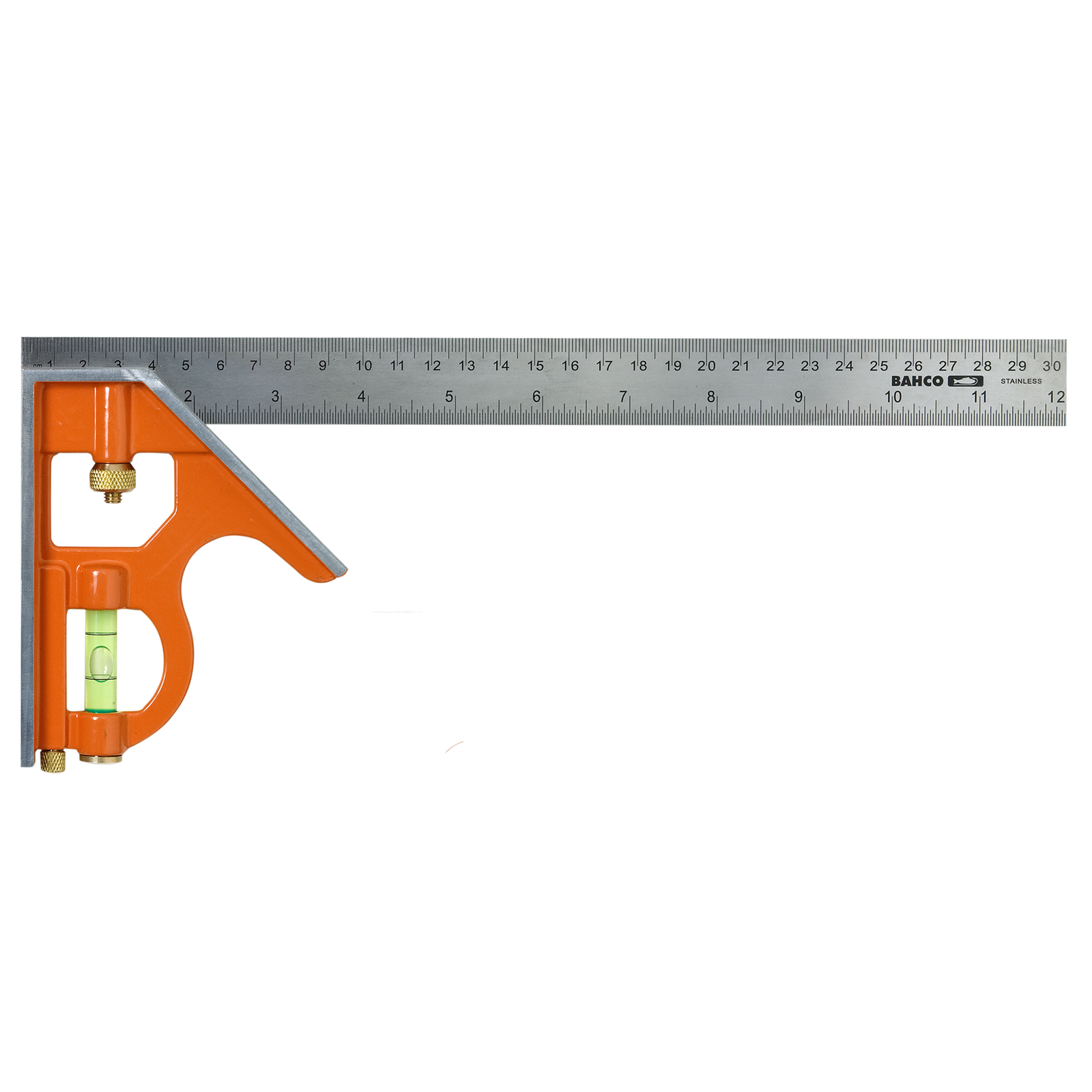 Bahco 300mm Sliding Combination Square with Metal Scriber Metric and Imperial