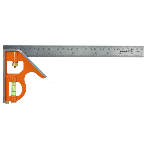 Bahco 300mm Sliding Combination Square with Metal Scriber Metric and Imperial