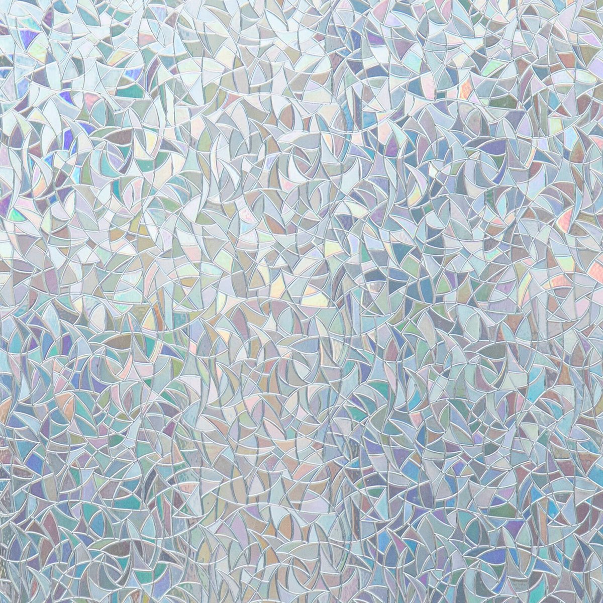Pillar 0 Static Geo Holographic Window Film 900mm x 2000mm - Black - Adhesive-Free - SuperSaverAU - view 5