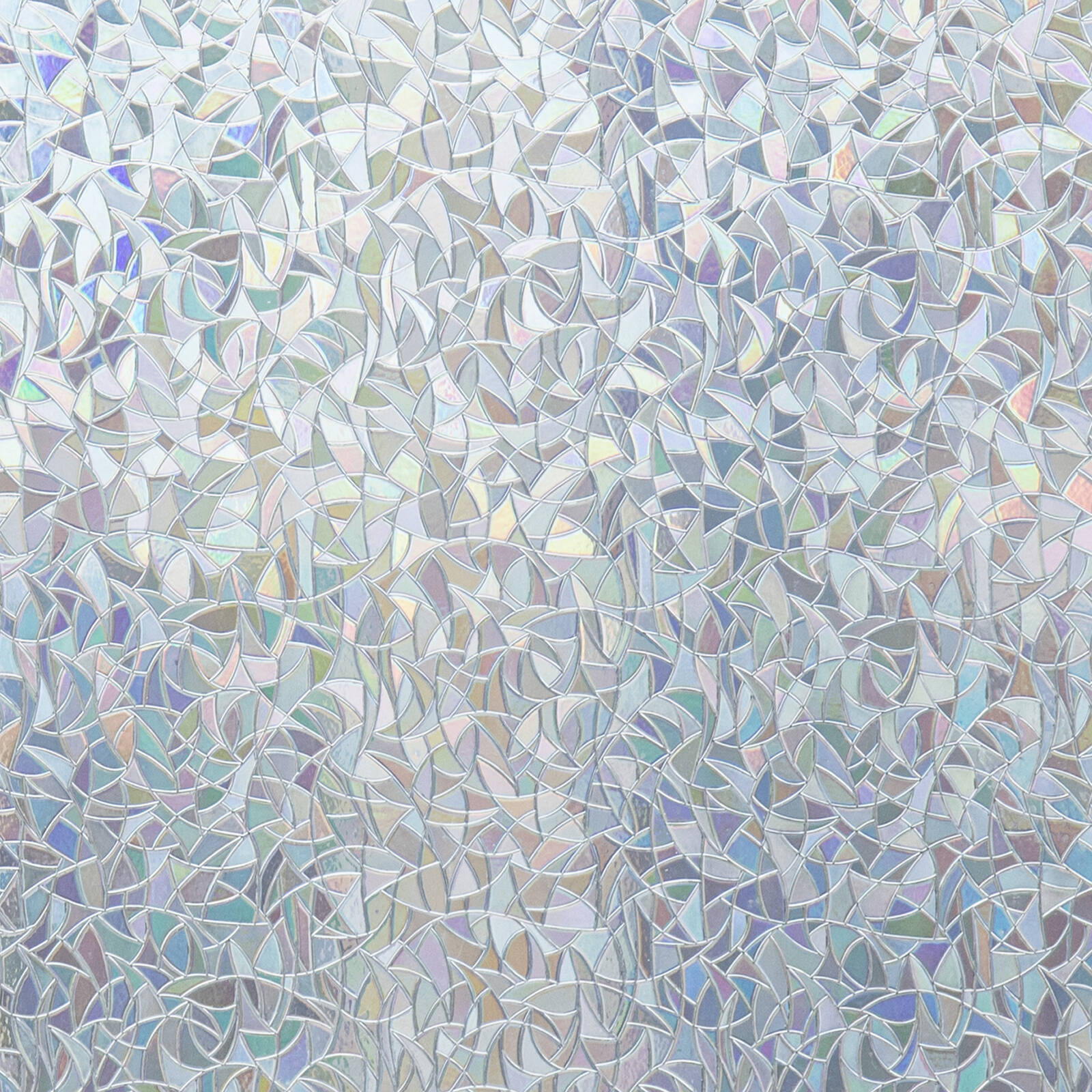 Pillar 0.9 x 2m Black Geo-Holographic Static Window Film